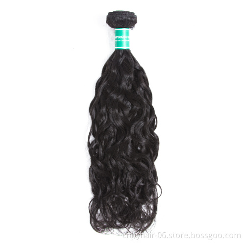 100% Human Hair Weave Bundles,Mink Brazilian Hair,Raw Virgin Cuticle Aligned Hair Water Wave Bundles